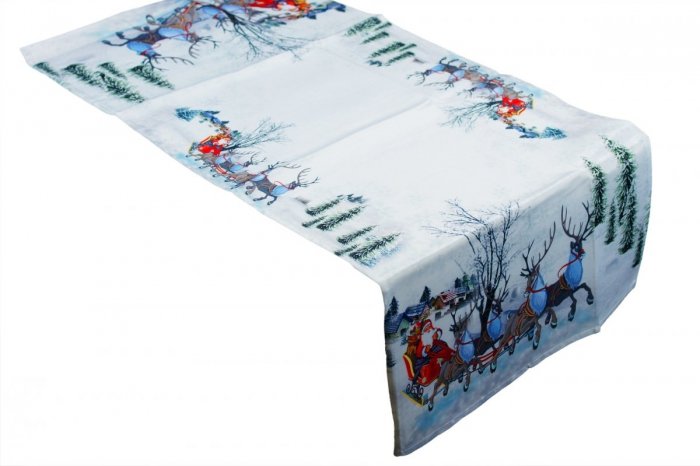 Świąteczny Ozdobny obrus MILANO wz. 511 rozmiar 55x120