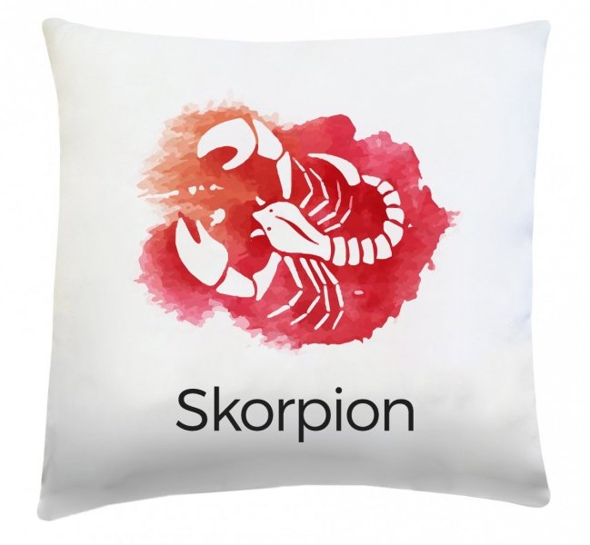 Poduszka znak zodiaku 40x40 wz. Skorpion