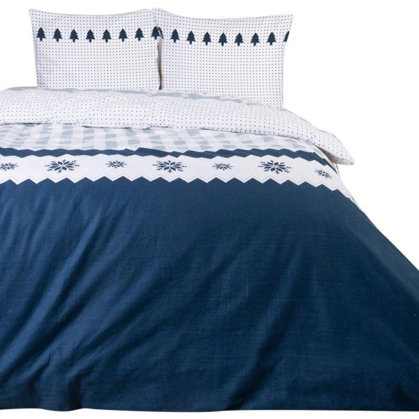 Pościel flanelowa, gruba FLANELA 140x200 wz. 31496/1 kolekcja FlaneLOVE