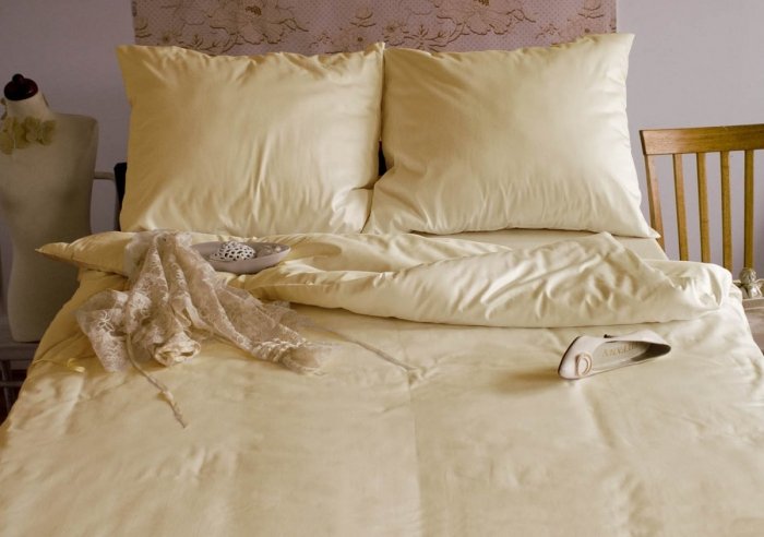 Pościel satyna bawełniana DARYMEX kolekcja Sofia 160x200 - wz. krem155