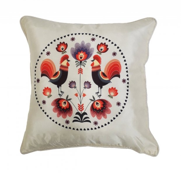 Poszewka LUDOWA Jedeka z mikrofibry 40x40 wz. 06