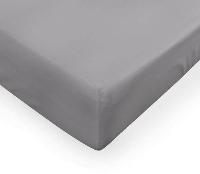 Prześcieradło PREMIUM jersey z lycrą na wysoki materac 140x200 z gumką wz. 42B szary