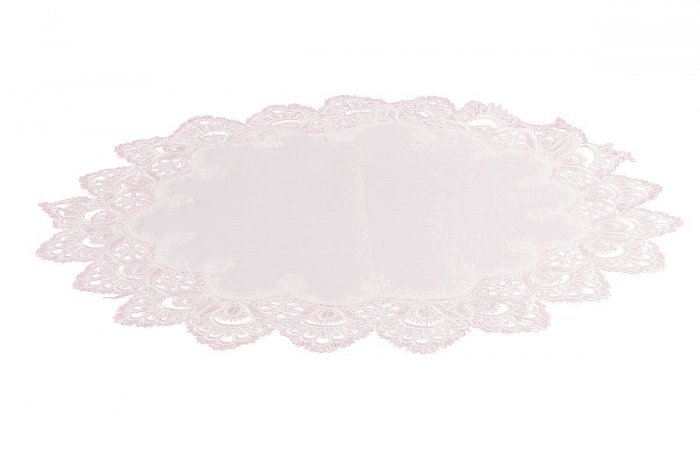 Obrus Gipiura 8139FF rozmiar: 60cm kolor: Biały