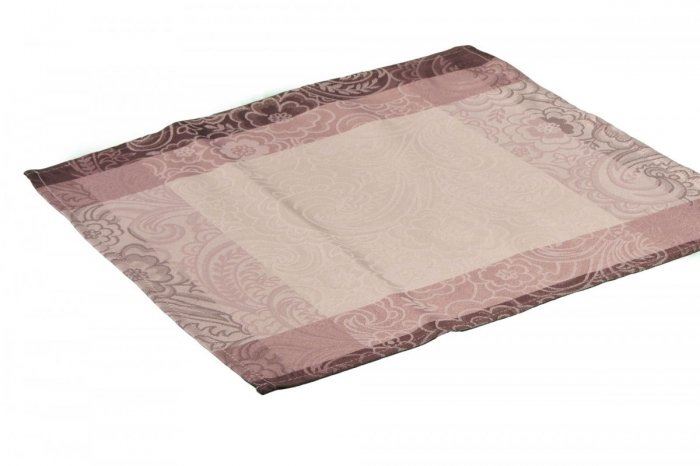 Obrus plamoodporny dwustronny Alania 1609 40x40 Jedeka Kolor: Beżowy