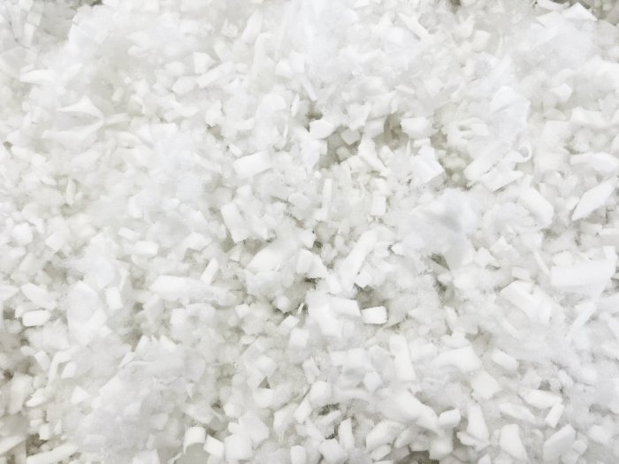 Wypełnienie do poduszek - mieszanka kulka silikonowa / frytka gąbki 1kg