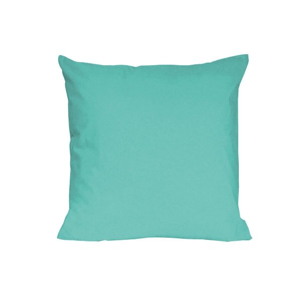 Poszewka na poduszkę RUBIN 40x40 100% bawełna wz. jasny turkus 511/2