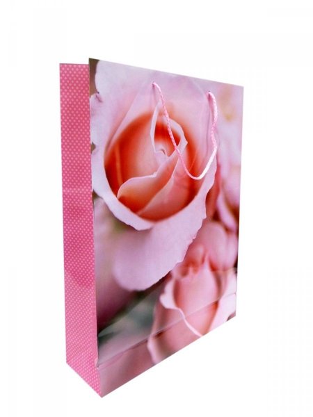 Ozdobne opakowanie, torebka na prezent 26x32 wz. Róża 02