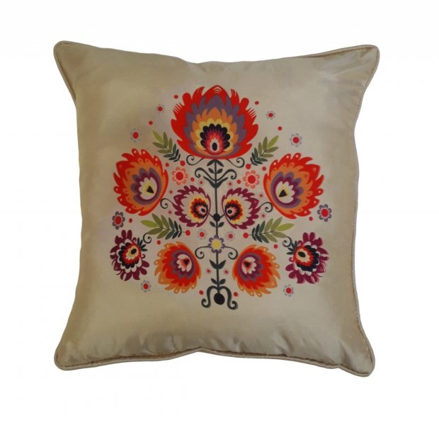 Poszewka LUDOWA Jedeka z mikrofibry 40x40 wz. 03