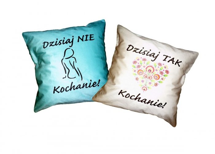 Dwustronna Poszewka prezentowa na poduszkę 40x40 wz. 84 Jedeka