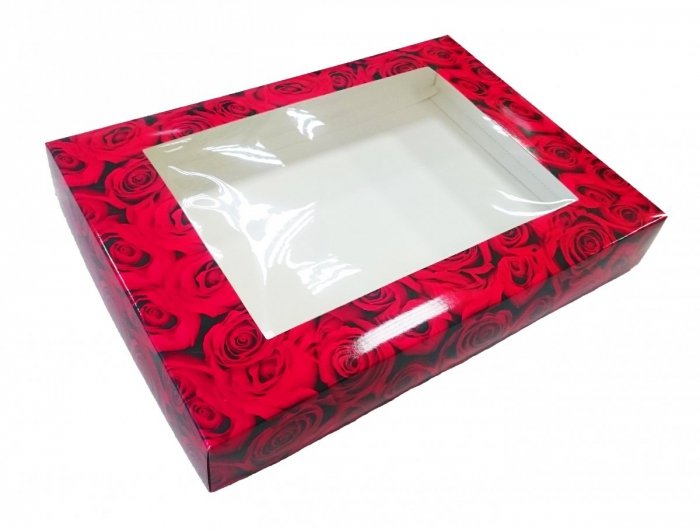 Usługa pakowania na zamówienie - OZDOBNE PUDEŁKO W RÓŻE