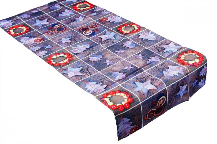 Świąteczny Ozdobny obrus MILANO wz. 560 rozmiar 55x120