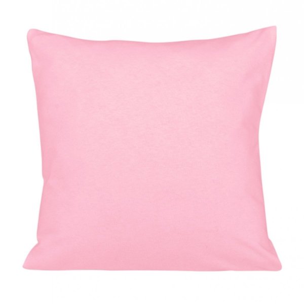 Poszewki na jaśki 40x40 JERSEY wz. D005 (jasny różowy)