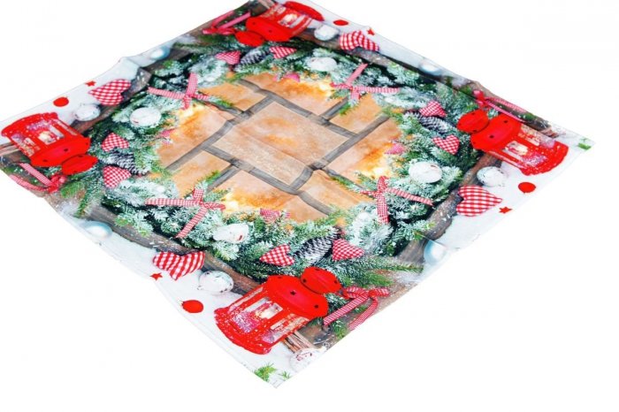 Świąteczny Ozdobny obrus MILANO wz. 562 rozmiar 85x85