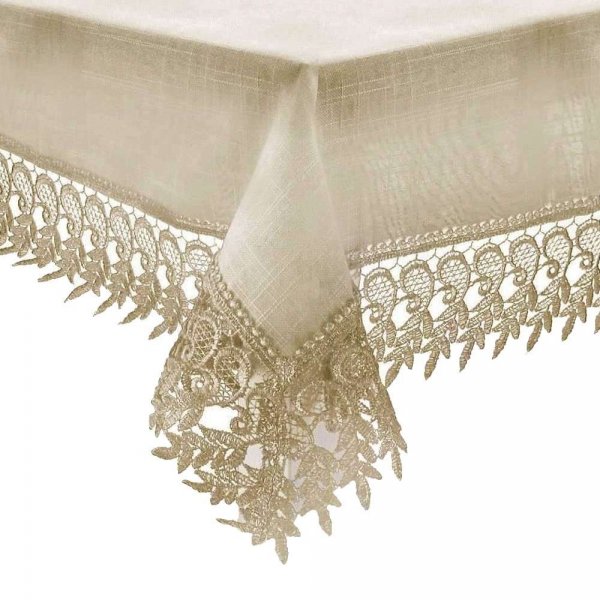 Obrus gipiurowy Emilia 140x300 Jedeka brąz wz. 137