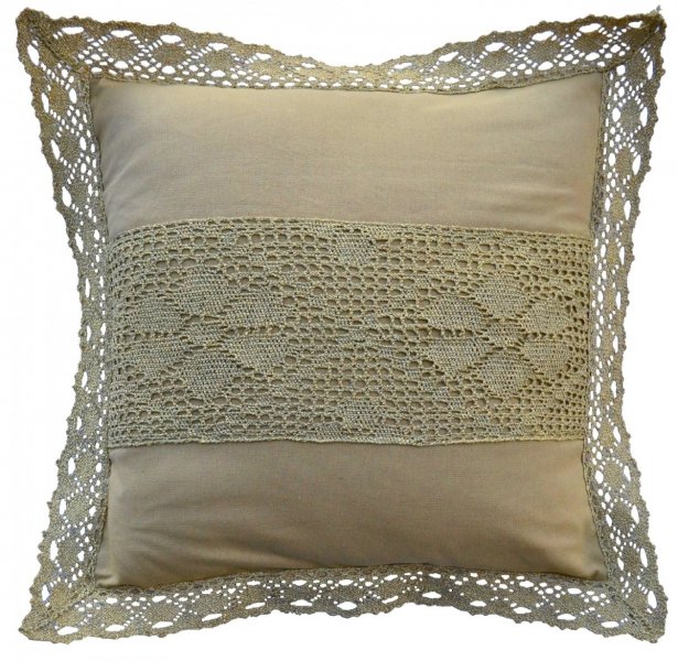 Poszewka dekoracyjna na poduszkę 40x40 wz. JAGNA 1511 złota