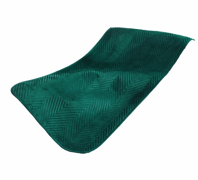 Miękka narzuta pikowana 100% mikrofibra na fotel 70x160 wz. NNW-2626 zielony