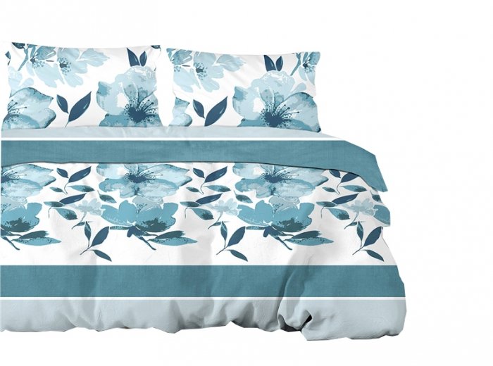 Pościel satyna bawełniana Frotex 160x200 lub 140x200 - wz. FLORIDO