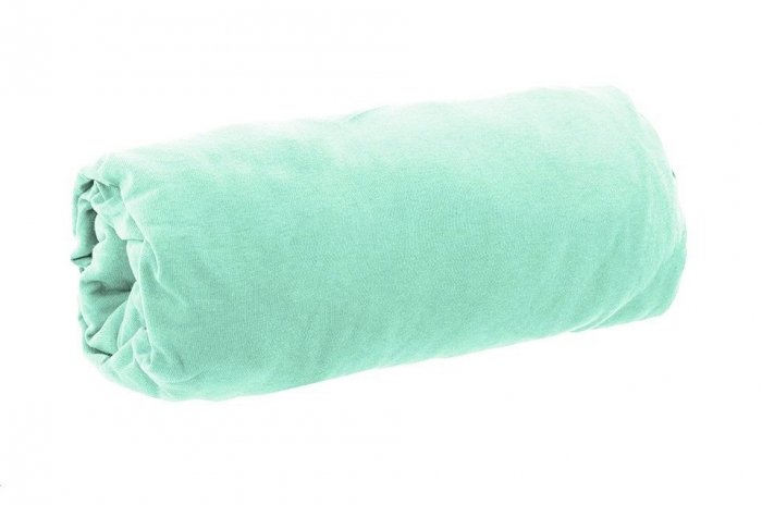 Prześcieradło jersey francuski 140x200 z gumką wz. Mięta