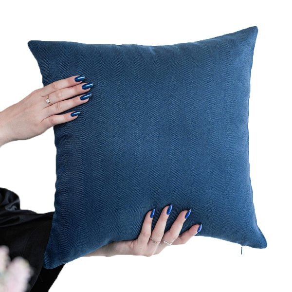 Poszewka dekoracyjna JODEŁKA 40x40 wz. 011 niebieski