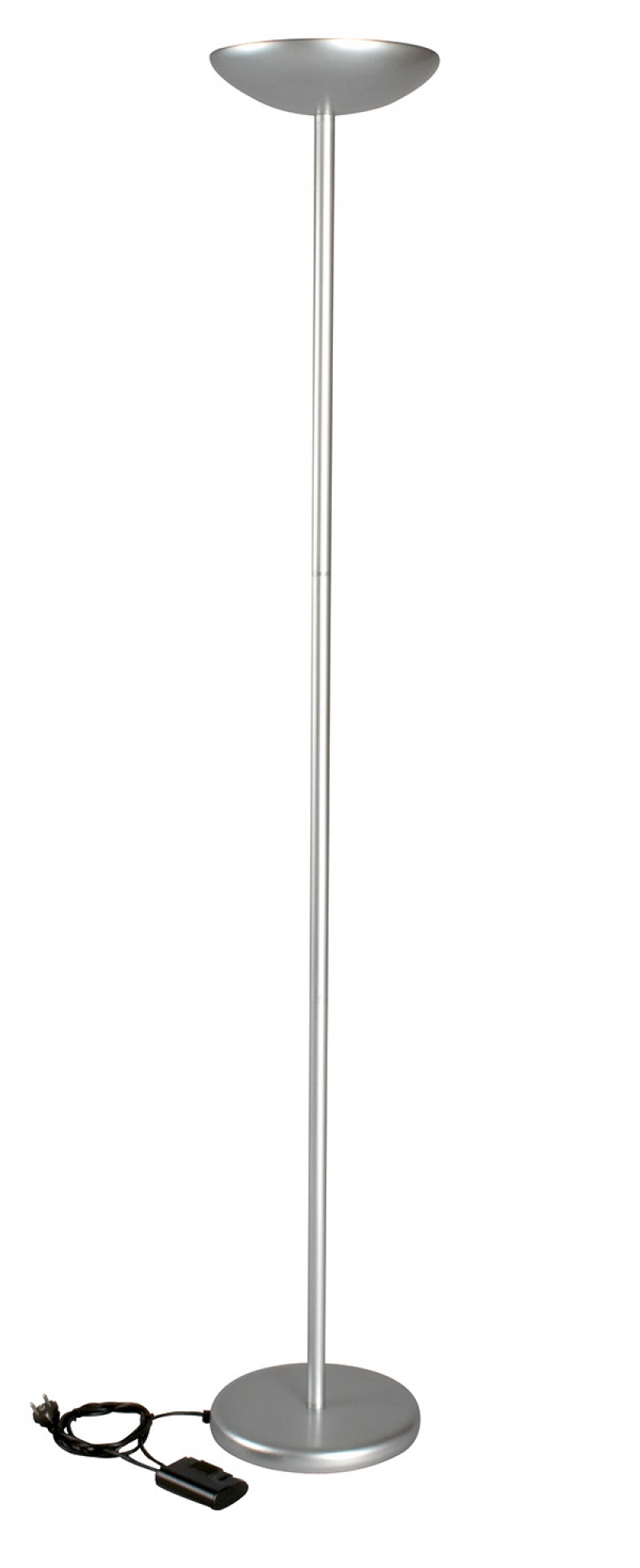 Halogenowa lampa podłogowa MAULsky, 230W, ze ściemniaczem, srebrna