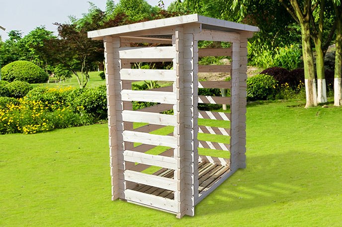 Drewutnia drewniana 190 x 110 cm