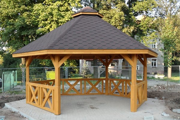 Altana 12 Drewniana 6 m Rumianek