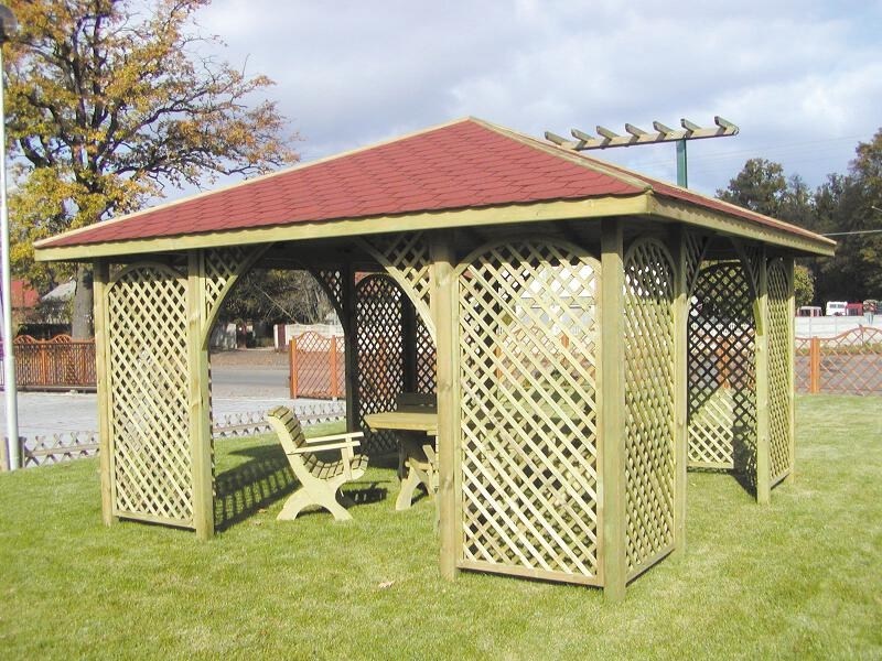 Altana Marysia 400 x 400 cm (Słupy 9 x 9 cm)