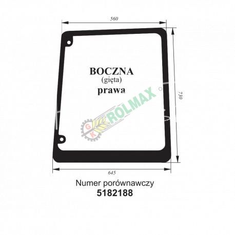 Szyba prawa boczna New Holland CASE 5182188