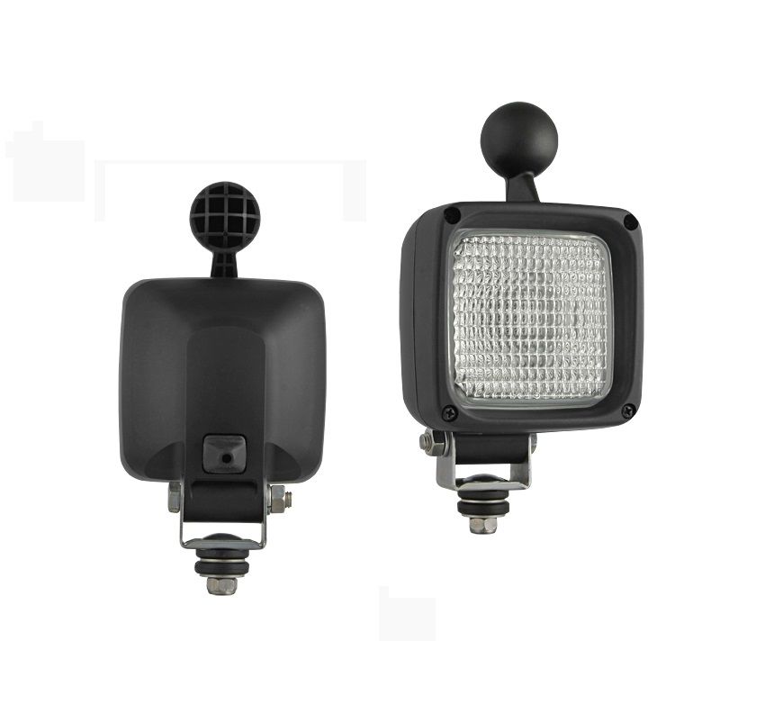 Halogenowa lampa robocza z złączem AMP Faston H3 12V LKR5.27465 Wesem