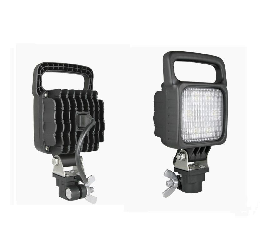 Lampa robocza LED 1500lm przewód uchwyt CAR1 złącza AMP DIN72591 LED1.46818 Wesem