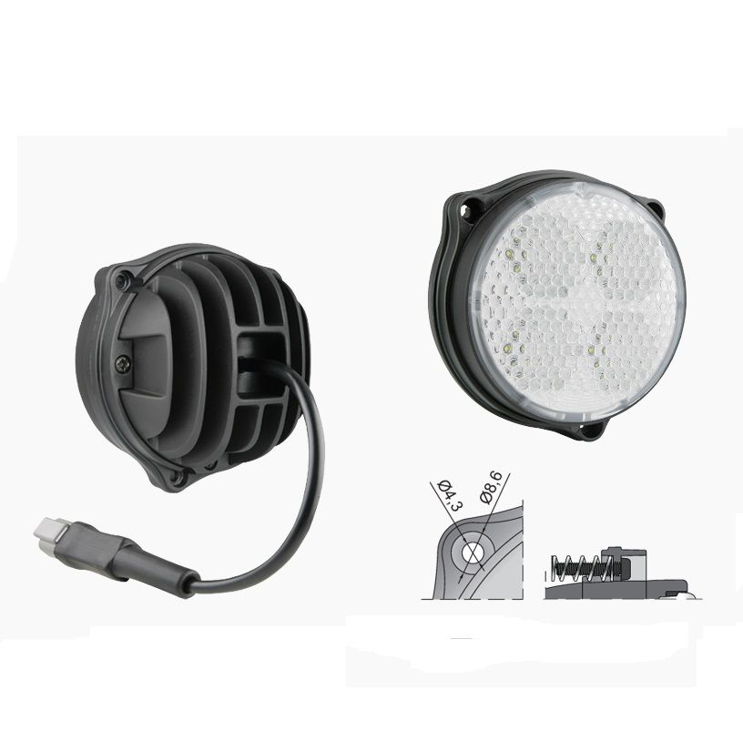 Lampa robocza LED 58° 1500lm przewód DT04-2P CRC5F.52026 Wesem