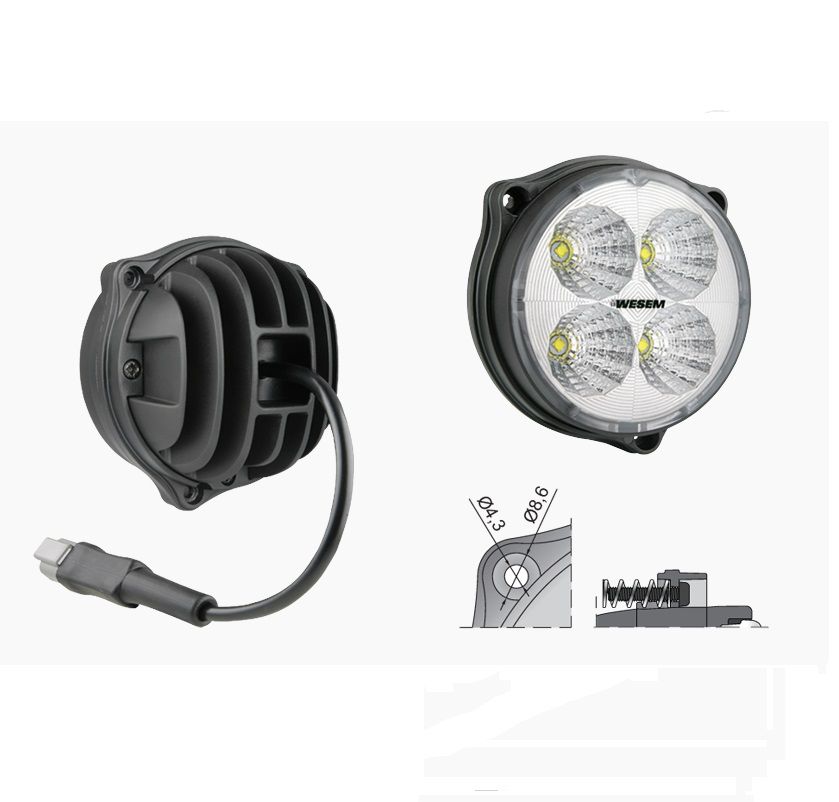 Lampa robocza LED 58° 1500lm DT04-2P CRC5D.51626 Wesem