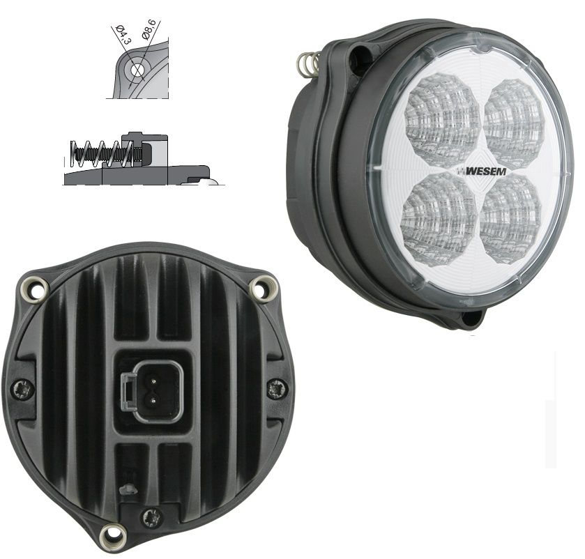 Lampa robocza LED 58° 1000lm DT04-2P CRC5C.51524 Wesem