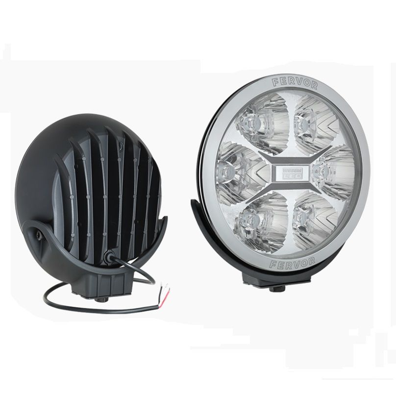 Reflektor drogowy z diodami LED i chromowaną ramką LUM1.50800 Wesem