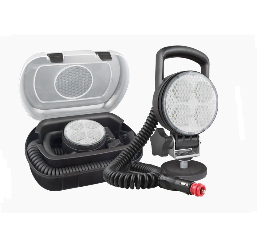 Lampa robocza LED 58° 1000lm z uchwytem magnetycznym, przewodem spiralnym wyłącznik CRC5E.51956 Wesem