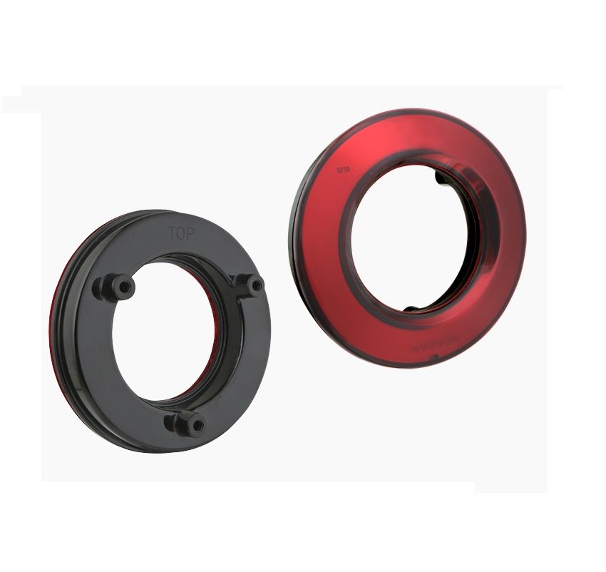 Pierścień ozdobny gładki fi98 czerwony LA3.23928 Wesem