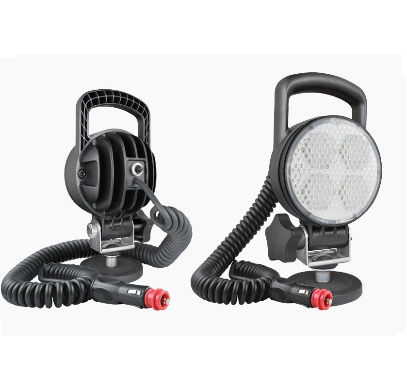 Lampa robocza LED 58° 1000lm z uchwytem magnetycznym, przewodem spiralnym wyłącznik CRC5E.51953 Wesem