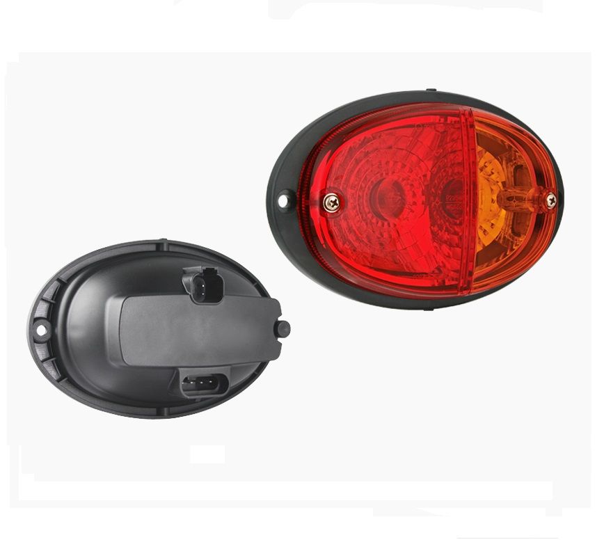 Lampa tylna zespolona zabudowy AMP SuperSeal DT04-4 żarówki 12V LT3.48441 Wesem