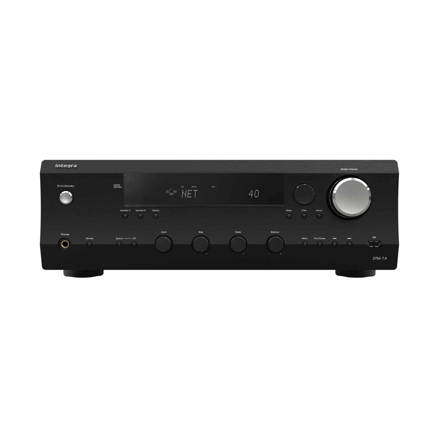 Integra dtm-7.4 – sieciowy amplituner stereo klasy hi-fi z hdmi 8k