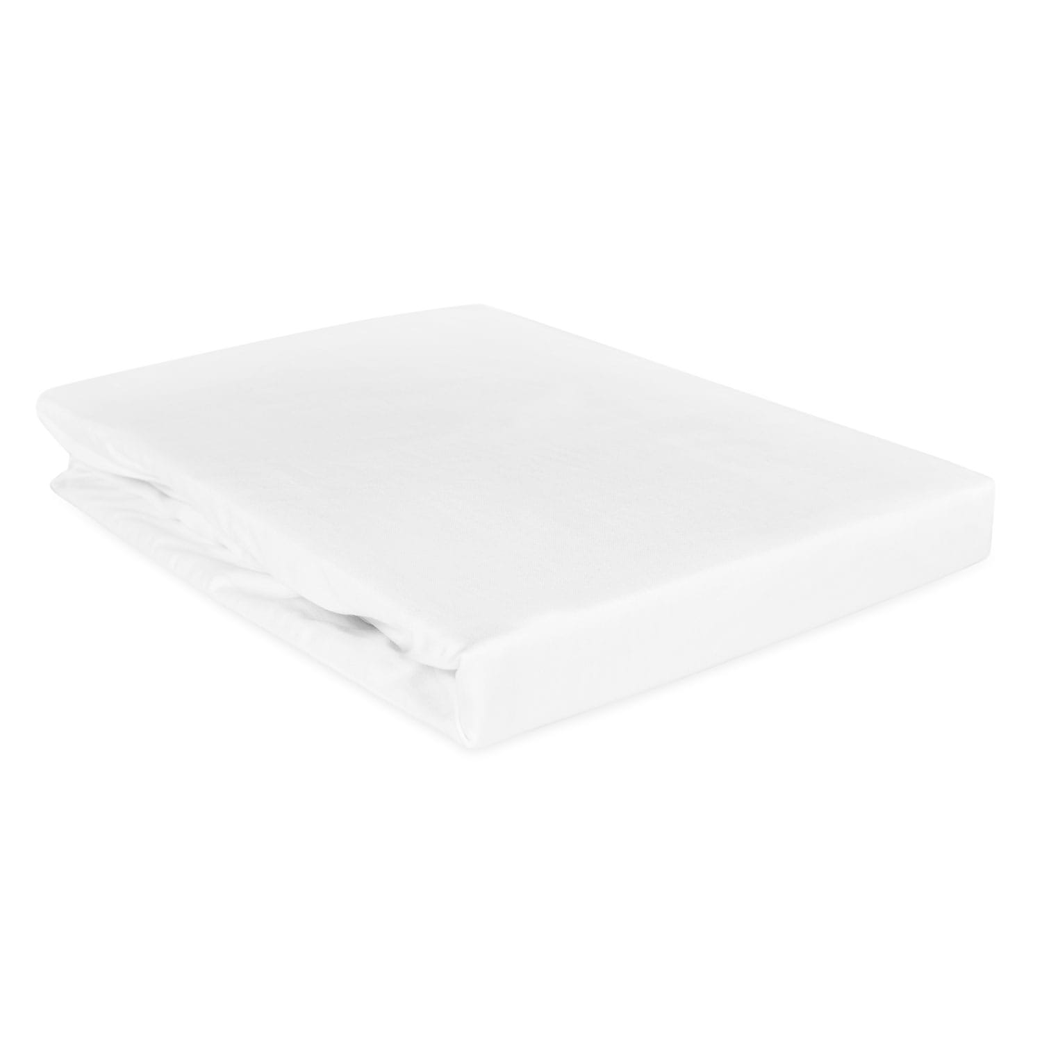 Prześcieradło bawełniane z gumką 90x200 biały