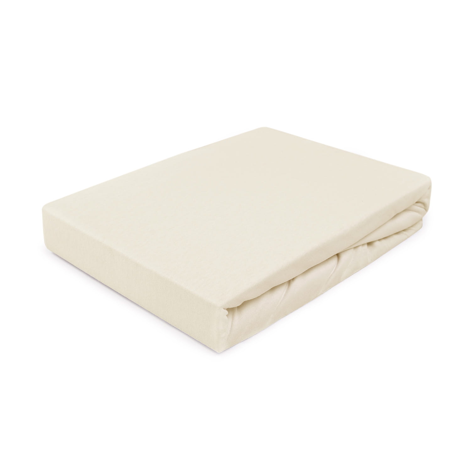 Prześcieradło z gumką 120x200 jersey 100% BAWEŁNA kolor ecru