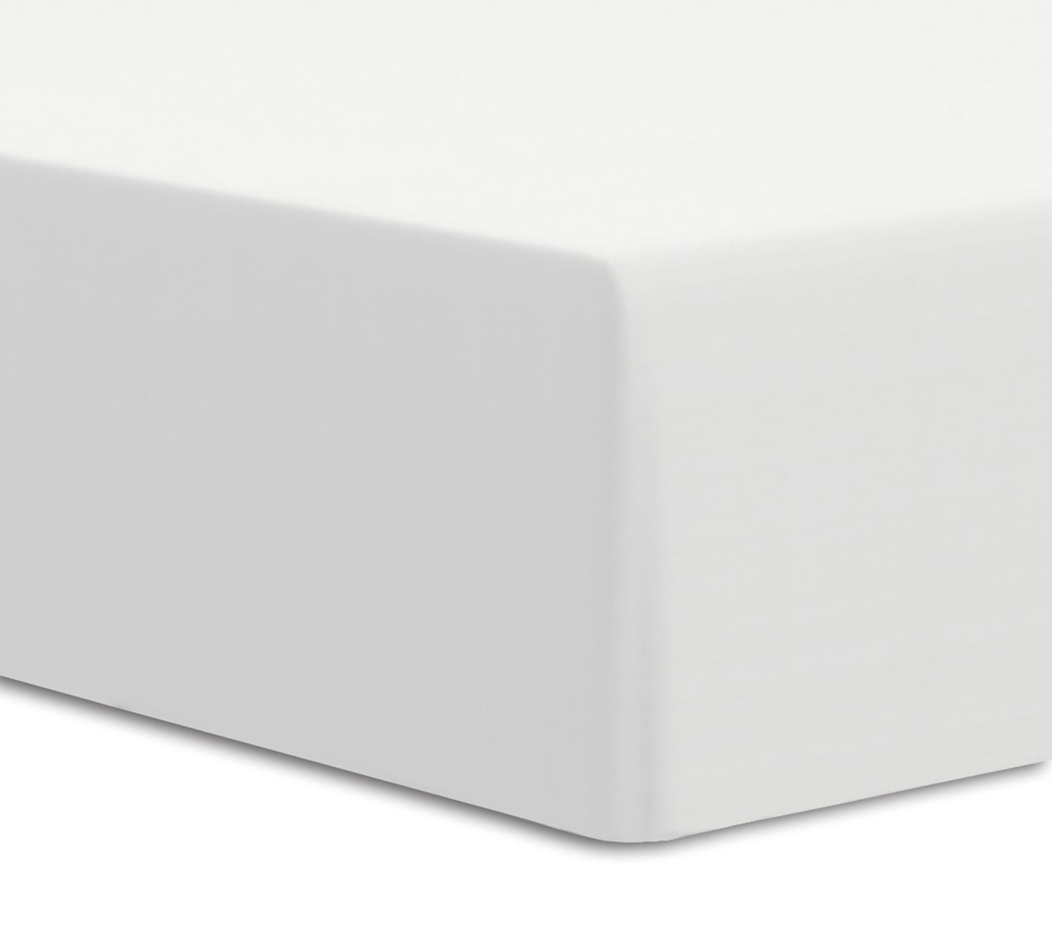 Prześcieradło z gumką 90x200 GRUBY JERSEY kolor biały wysokie 25cm