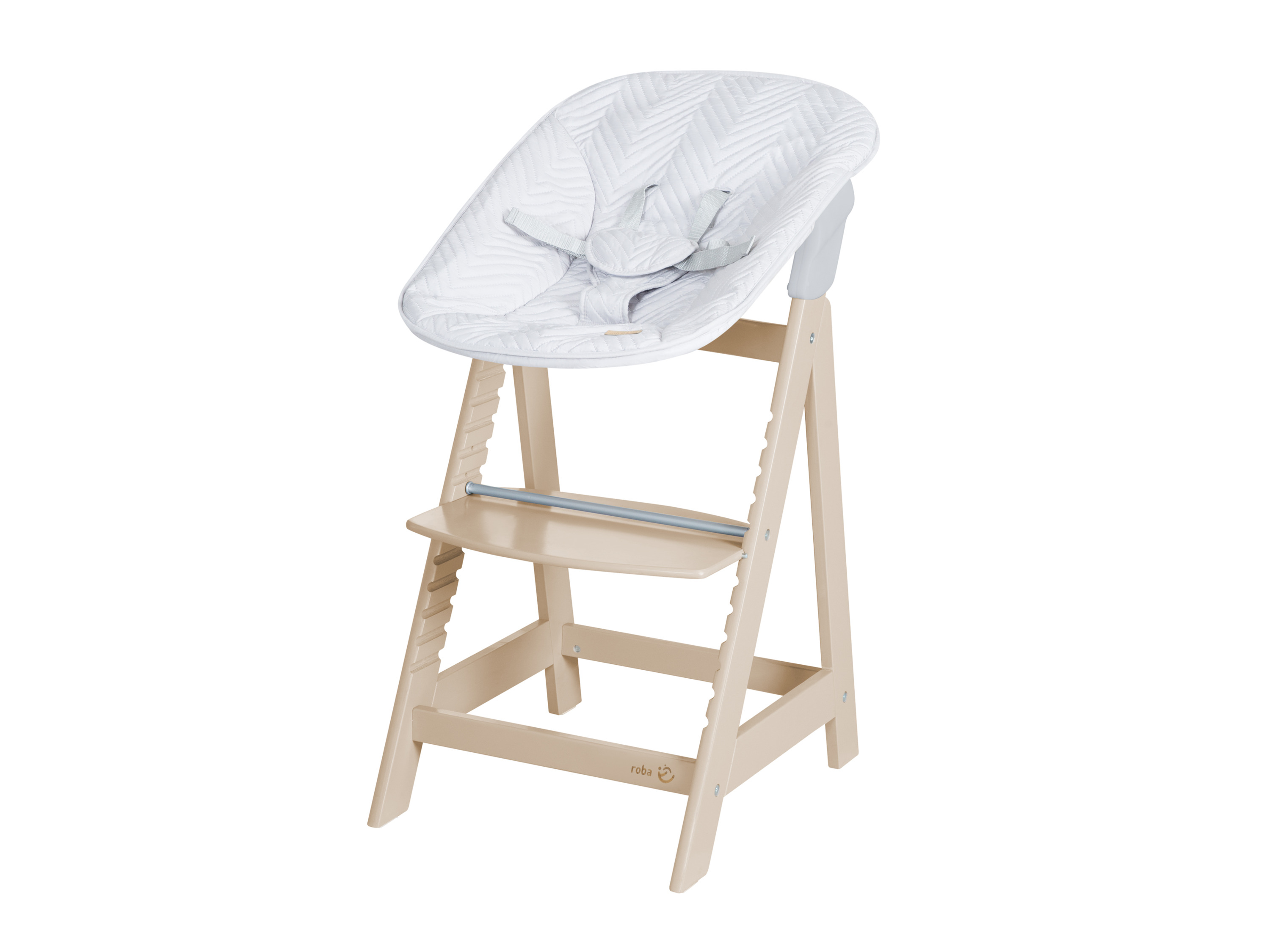 roba Krzesełko do karmienia 3w1 "Born Up Zickzack" kaszmir