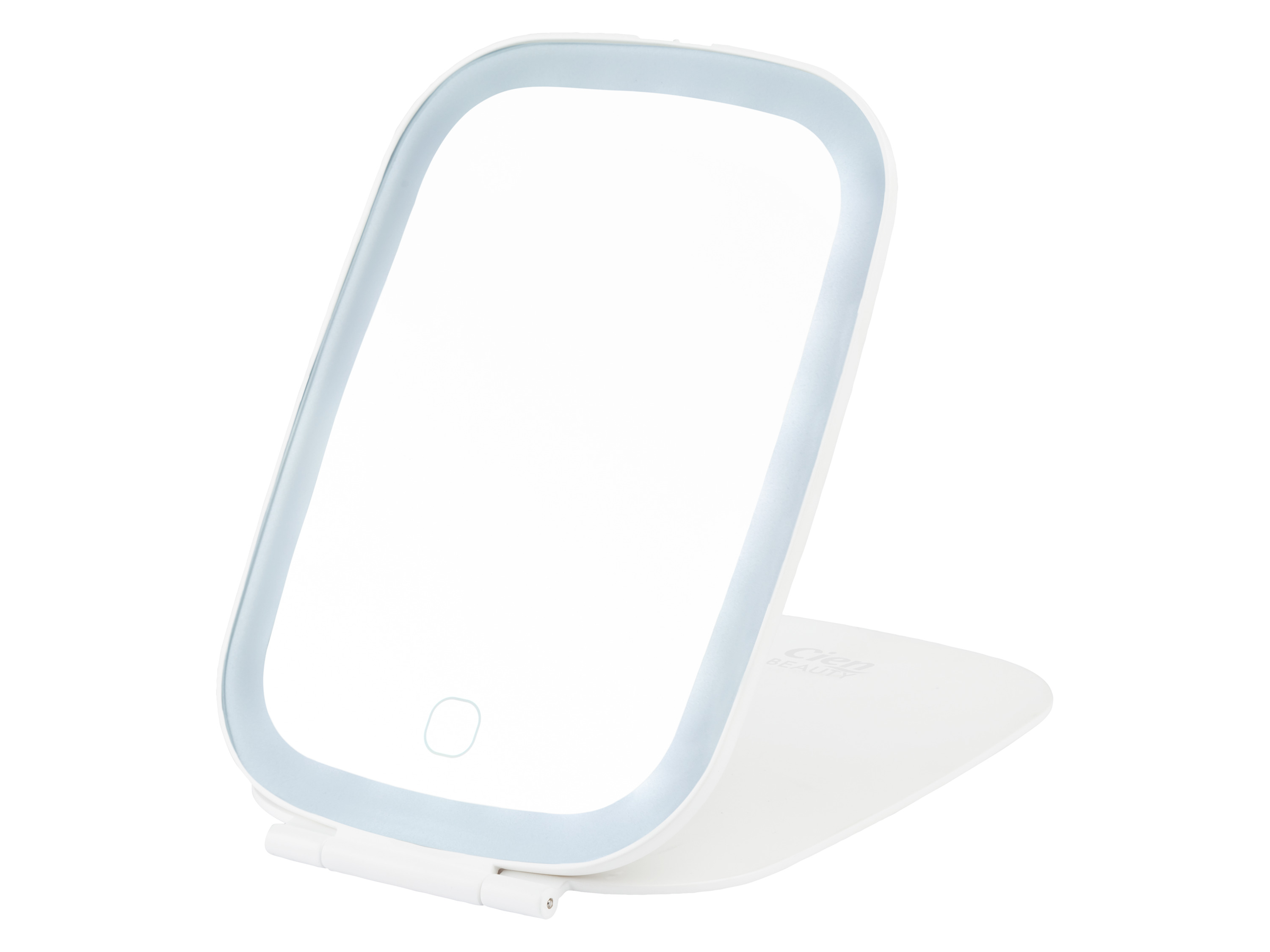 Cien Beauty Lusterko podróżne LED Biały