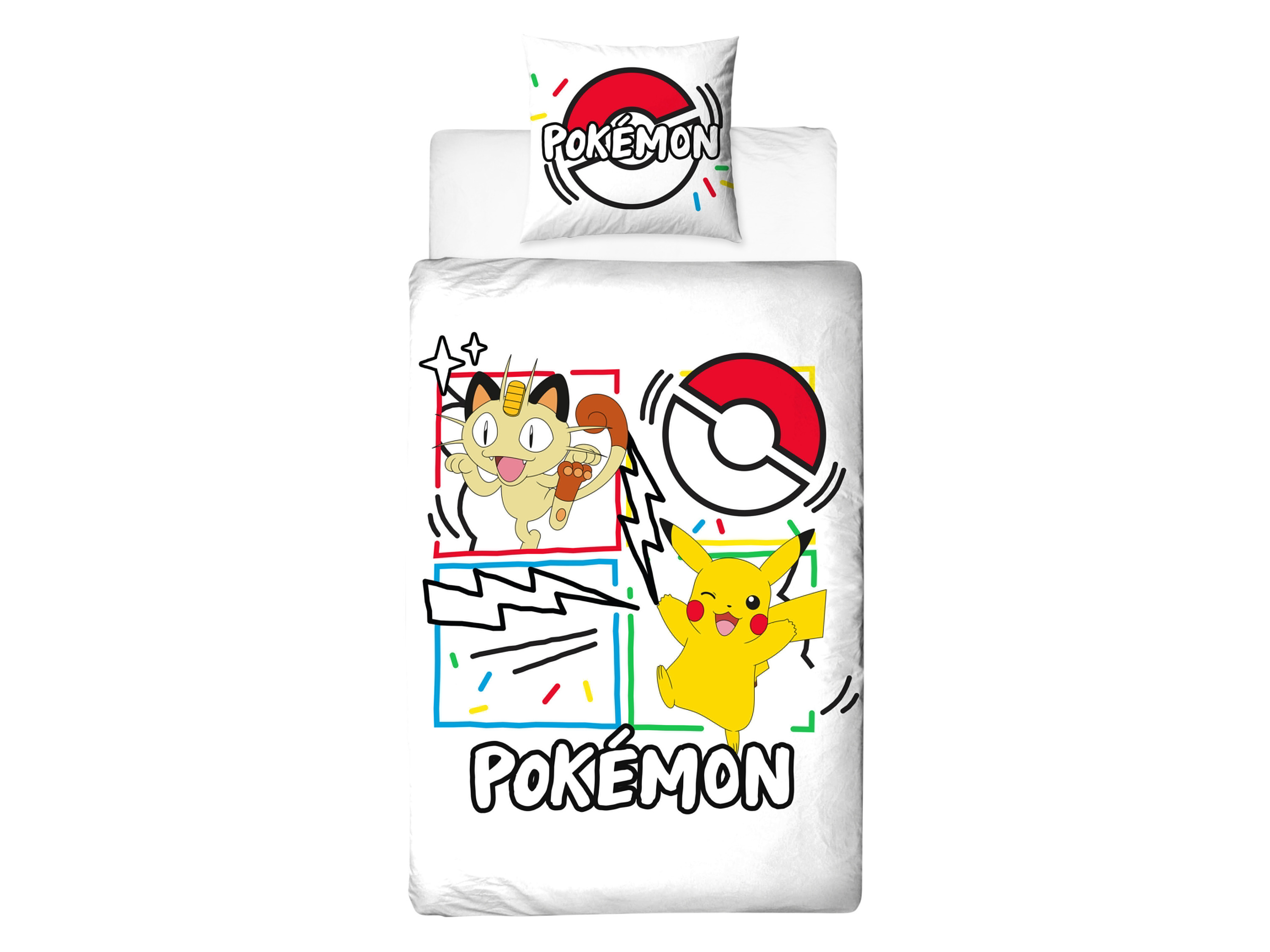 Dziecięca pościel dwustronna, 140 x 200 cm Pokémon