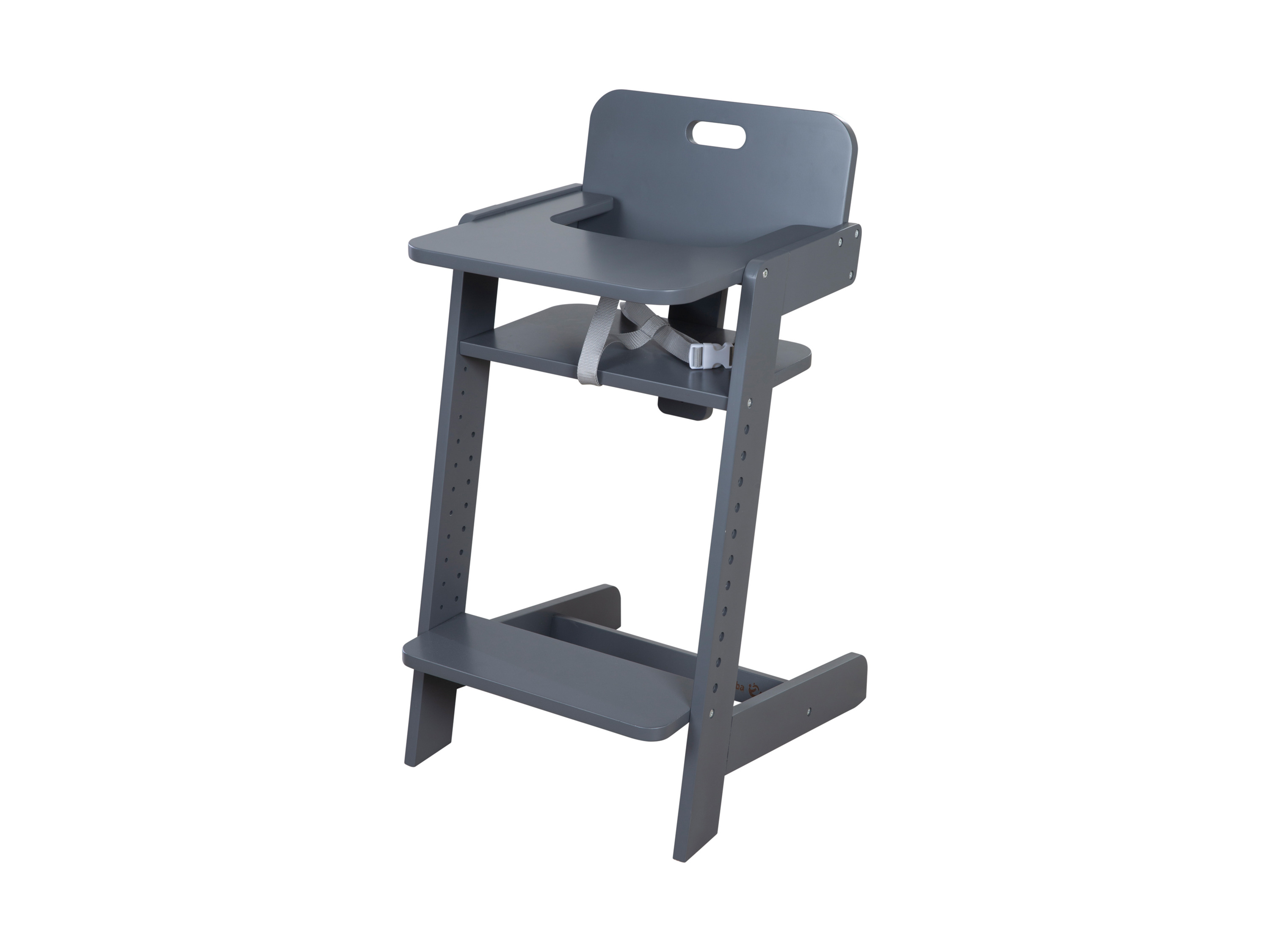 roba Krzesełko do karmienia rosnące z dzieckiem Dorastanie, Antracytowy