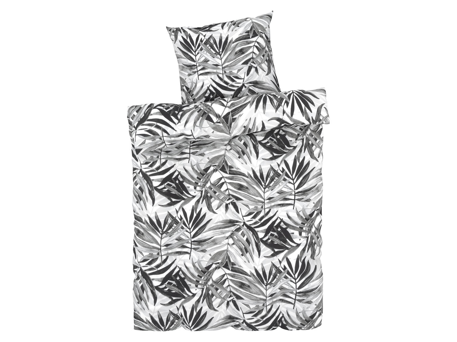 Livarno home Pościel bawełniana renforcé, 140 x 200 cm Liście