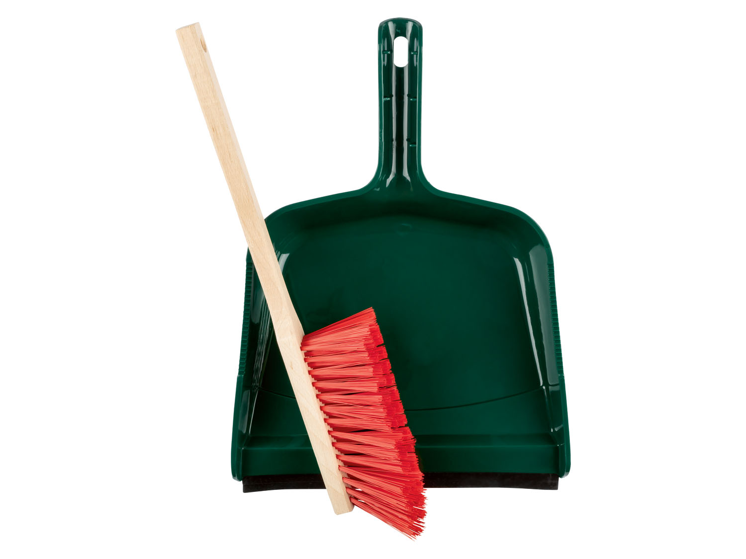 Parkside Zestaw do zamiatania na zewnątrz, z elastyczną wargą Zestaw do zamiatania/ drewno
