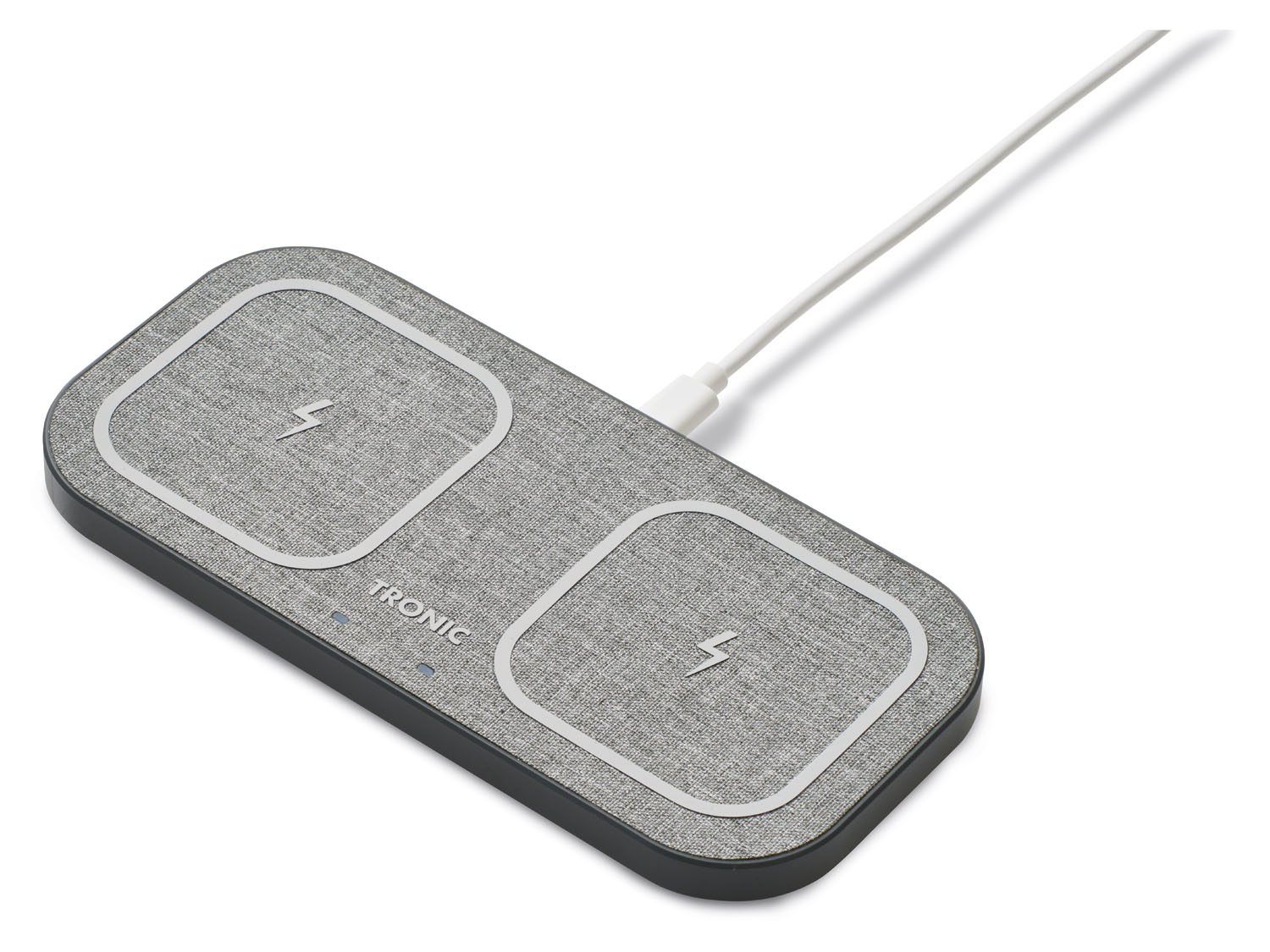 Tronic Ładowarka indukcyjna Qi, podwójna Biały