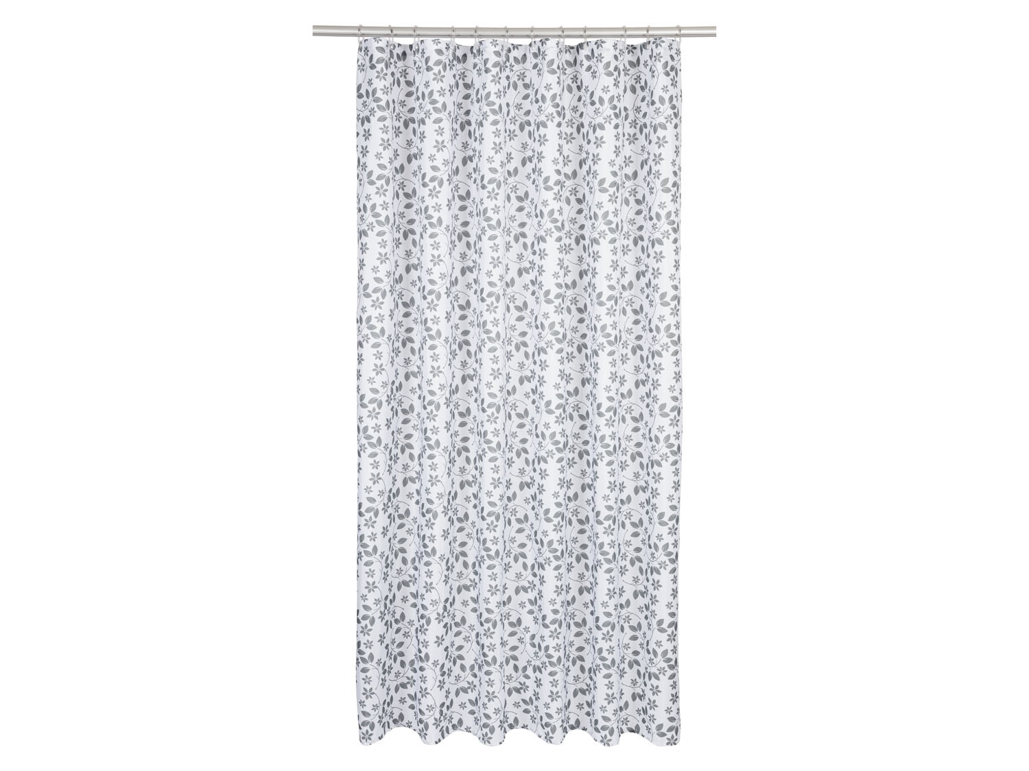 Livarno home Zasłona prysznicowa 180 x 200 cm Kwiaty